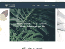 Tablet Screenshot of healthyskinfood.com